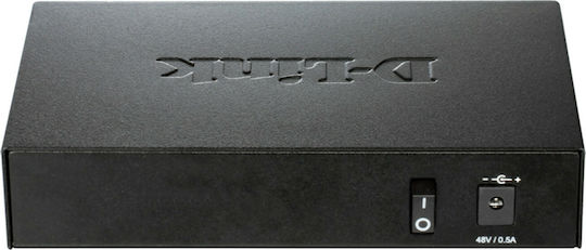 D-Link DGS-1005P Unmanaged L2 PoE+ Switch με 5 Θύρες Gigabit (1Gbps) Ethernet