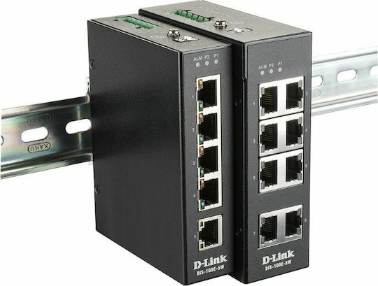 D-Link DIS-100E-8W Unmanaged L2 Switch with 8 Ethernet Ports