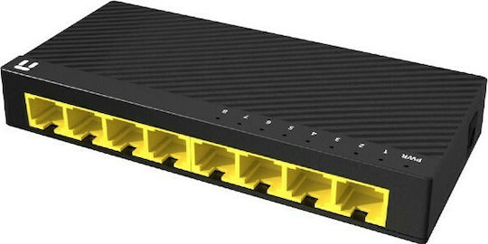 Netis ST3108GC Unmanaged L2 Switch με 8 Θύρες Gigabit (1Gbps) Ethernet