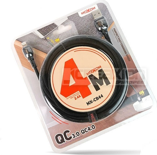Moxom 4m Braided USB 2.0 to micro USB Cable