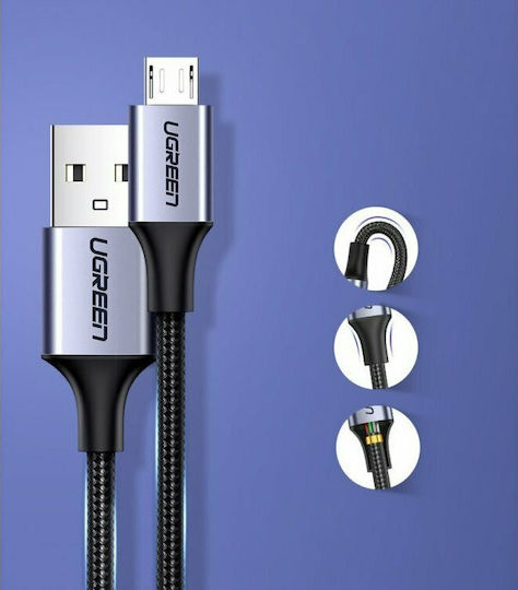 Ugreen US290 0.5m Braided USB 2.0 to micro USB Cable (60145)