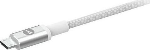 Mophie Braided USB 2.0 to micro USB Cable Λευκό 1m (409903211)