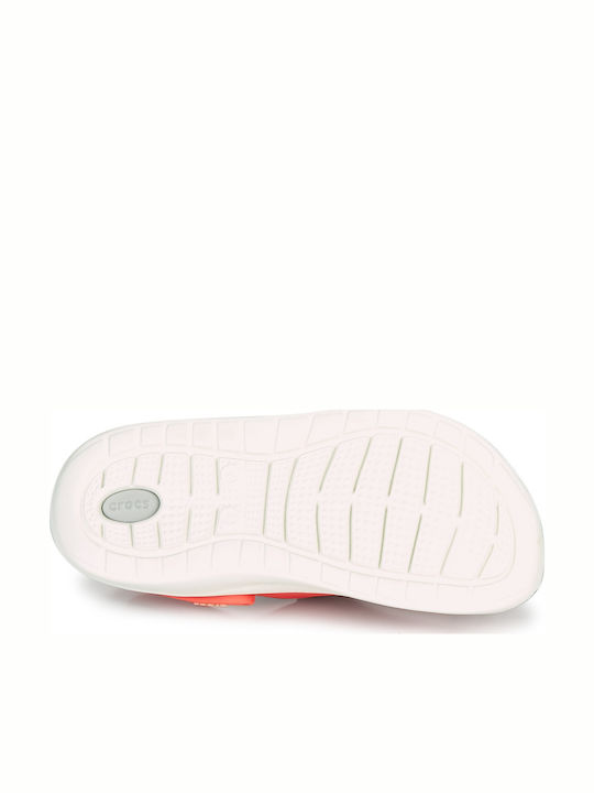 Crocs Literide Γυναικεία Ανατομικά Σαμπό Ροζ