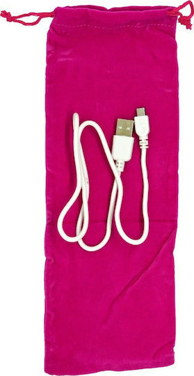 Ancus Regular USB 2.0 to micro USB Cable Λευκό 0.60m (Ροζ Πουγκί)