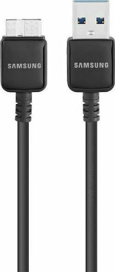 Samsung Regular USB 3.0 to micro USB Cable Μαύρο 1.5m (ET-DQ11Y1BE)