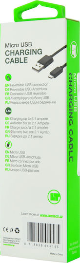 Lamtech Regular USB 2.0 to micro USB Cable Κόκκινο 1m (LAM445165)
