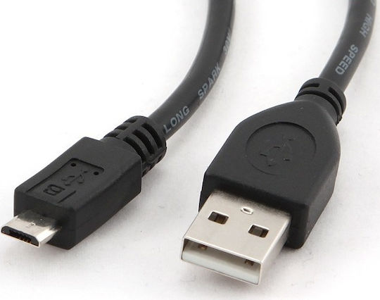 Cablexpert Regulär USB 2.0 auf Micro-USB-Kabel Schwarz 1m (CCP-MUSB2-AMBM-1M) 1Stück