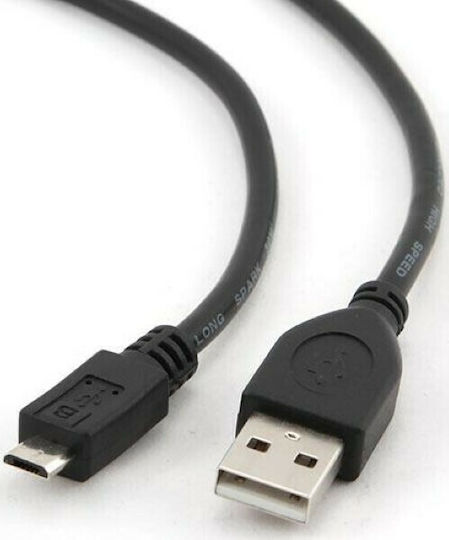 Cablexpert Regulär USB 2.0 auf Micro-USB-Kabel Schwarz 1m (CCP-MUSB2-AMBM-1M) 1Stück