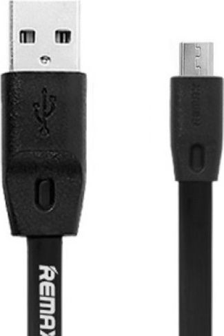 Remax Full Speed RC-001m Равен USB 2.0 до микро USB кабел Черен 2м 1бр