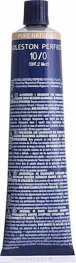 Wella Koleston Perfect Me+ Pure Naturals Βαφή Μαλλιών 10/0 Κατάξανθο 60ml