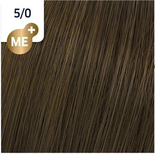 Wella Koleston Perfect Me+ Pure Naturals Βαφή Μαλλιών 5/0 Καστανό Ανοιχτό 60ml