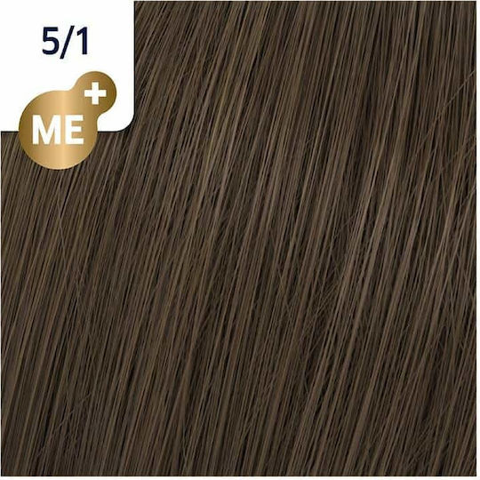 Wella Koleston Perfect Me+ Rich Naturals Βαφή Μαλλιών 5/1 Καστανό Ανοιχτό Σαντρέ 60ml