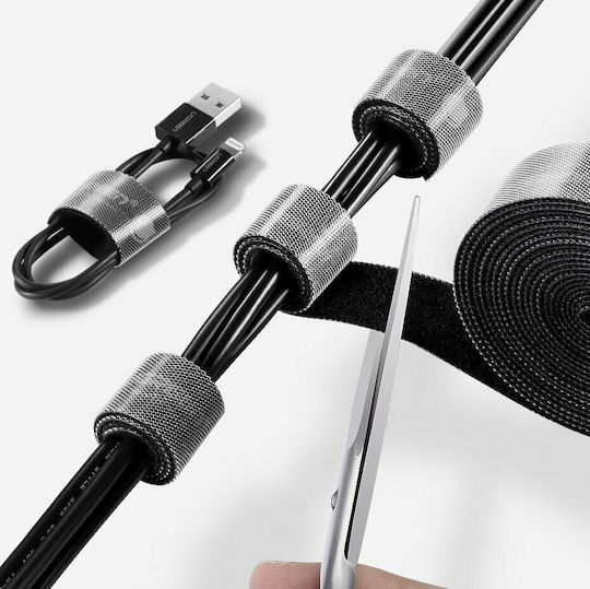 Ugreen Cable Tie Plastic 2000mmx20mm in Black Colour 1 Piece 40354