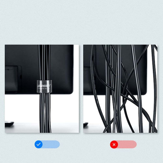 Ugreen Cable Tie Plastic 2000mmx20mm in Black Colour 1 Piece 40354