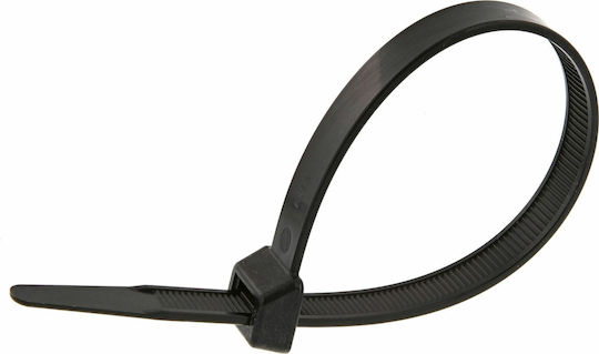 Sapiselco Plastic Cable Ties 200mmx3.5mm In Black Colour 100 Pieces SEL.3.223