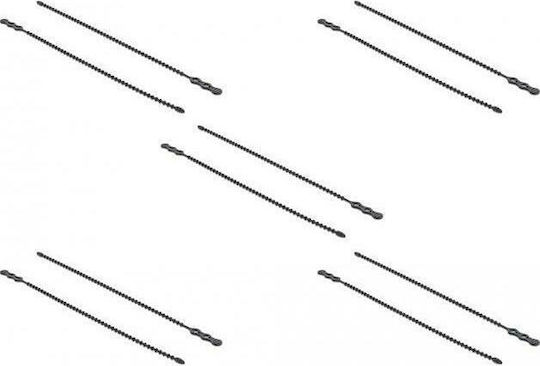 DeLock Plastic Cable Ties 210mmx4.5mm In Black Colour 10 Pieces 18966