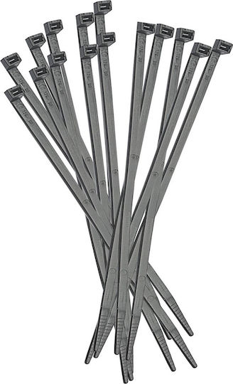 Elematic Cable Ties Plastic 540mm x 7.5mm in Black Colour (100 pcs) (5331E)