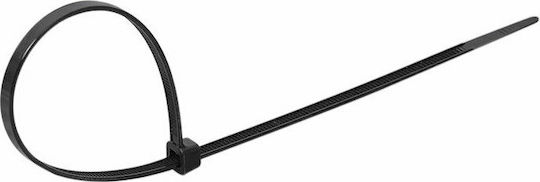 SAS Δεματικά Καλωδίων Πλαστικά 200mmx4.8mm σε Μαύρο χρώμα (100τμχ) (AK-KO-113)