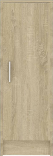 Wooden Shoe Organizer with 6 Shelves Sonoma Oak 32x35x92cm