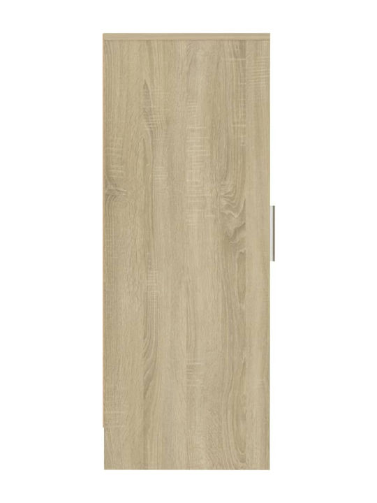 Wooden Shoe Organizer with 6 Shelves Sonoma Oak 32x35x92cm