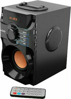 uGo Soundcube Bluetooth-Lautsprecher 10W mit Radio und Batterielebensdauer von bis zu 6 Stunden Black