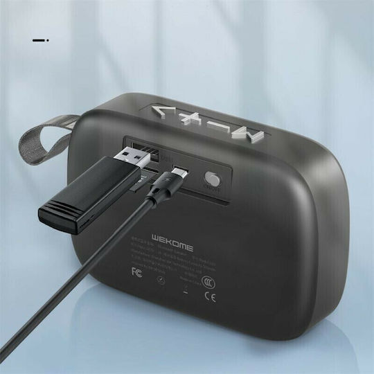 WK BT D20 Bluetooth Speaker 35W with Battery Life up to 3 hours Black