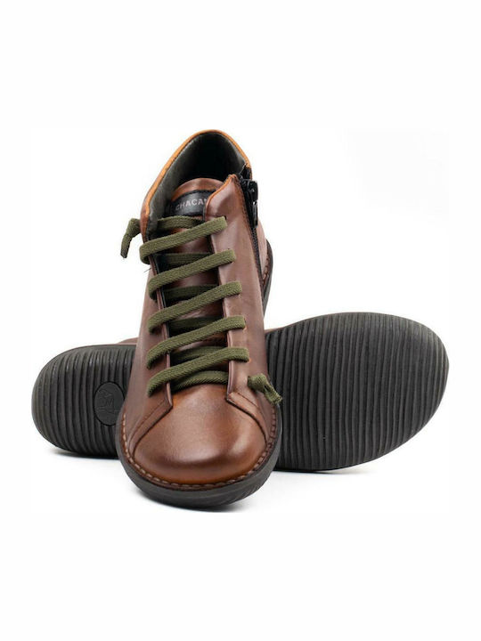 Leather Women's Ankle Boots Madison Brown
