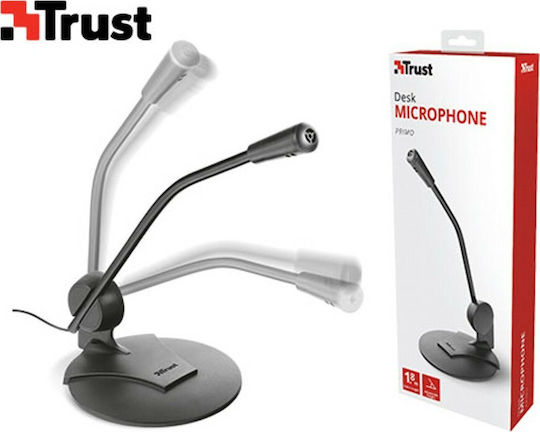 Trust Primo Desk Electret Μικρόφωνο 3.5mm Επιτραπέζιο
