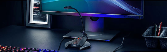 Trust GXT 239 Nepa Electret Μικρόφωνο 3.5mm Gooseneck για Φωνητικά