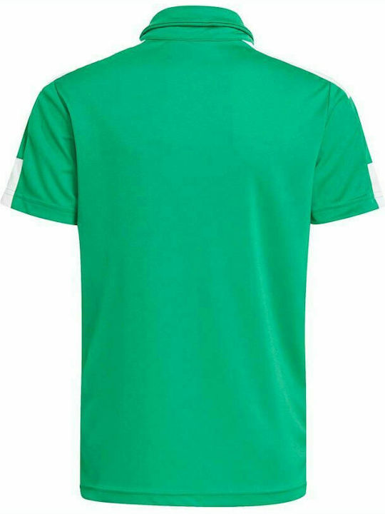 Adidas Kids Polo Short Sleeve Green Squadra