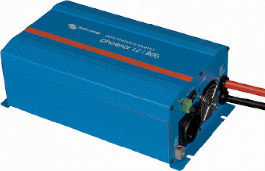 Victron Energy Phoenix VE.Direct Schuko 12/800 Pure Sine Wave Power Inverter with Input Voltage 12V Single Phase PIN121801200