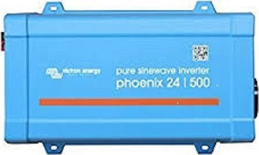 Victron Energy Phoenix VE.Direct Schuko 24/500 Pure Sine Wave Inverter Power with Nominal Input Voltage 24V Single Phase PIN245010200