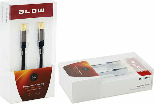 Blow Cablu Antenă Coaxial de sex feminin - Coaxial de sex feminin Negru 3m (DM-66-086)