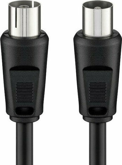 Goobay Antenna Cable Coax male - Coax female Black 7.5m (11563) 1pcs