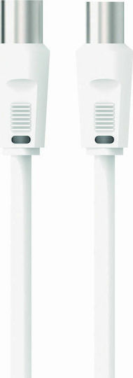Belkin F3Y054BF2M-WHT Cablu Antenă Coaxial de sex masculin - Coaxial de sex feminin Alb 2m (F3Y054BF2M-WHT)