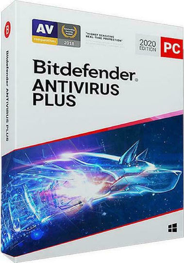 BitDefender Antivirus Plus 2019 for 1 Device and 1 Year of Use