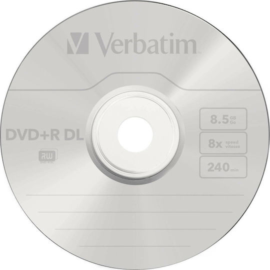 Verbatim Recordable DVD+R 8x Dual Layer 8.5GB 5pcs