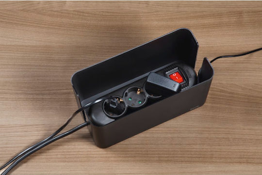 HAMA Cable Box Μαύρο 00020663 1τμχ