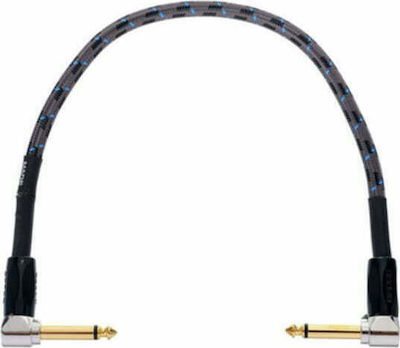 Boss Cable 6.3mm male - 6.3mm male 0.3m Γκρι (BIC-1AA)