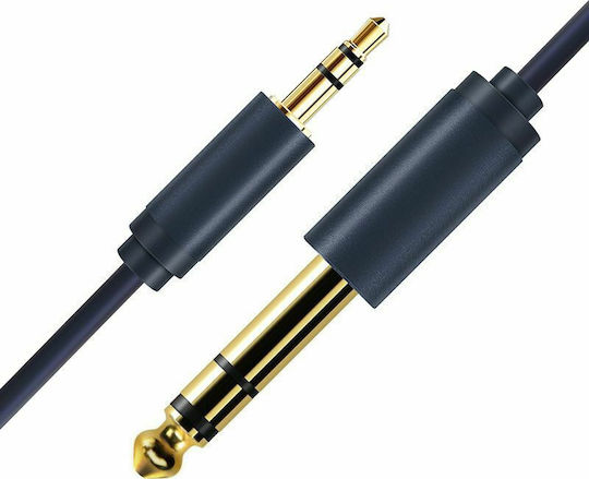 Cabletime AV321 Cable 6.3mm male - 3.5mm male 1.8m