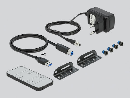 DeLock KVM Switch 4K 60 Hz with USB 3.0 and Audio