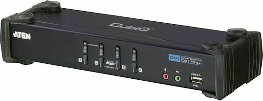 Aten 4-Port USB DVI/Audio KVMP