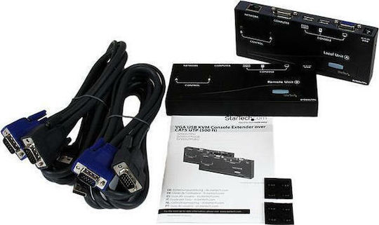 StarTech USB VGA KVM Console Extender over CAT5 UTP (500 ft)