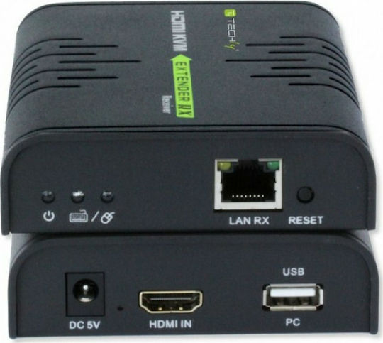 Techly Επέκταση HDMI και KVM