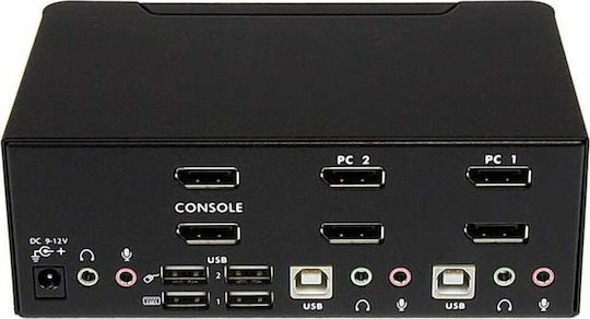 StarTech 2-Port DisplayPort Dual-Monitor KVM Switch
