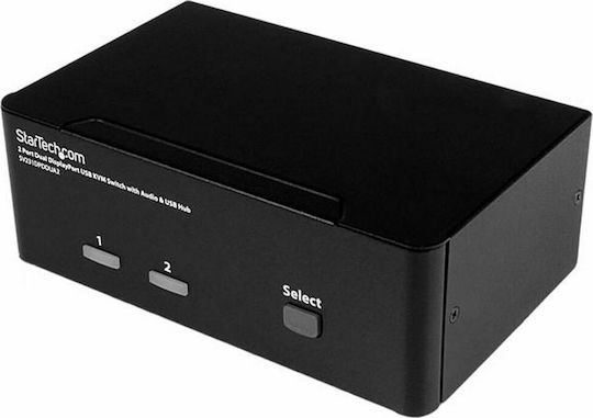 StarTech 2-Port DisplayPort Dual-Monitor KVM Switch