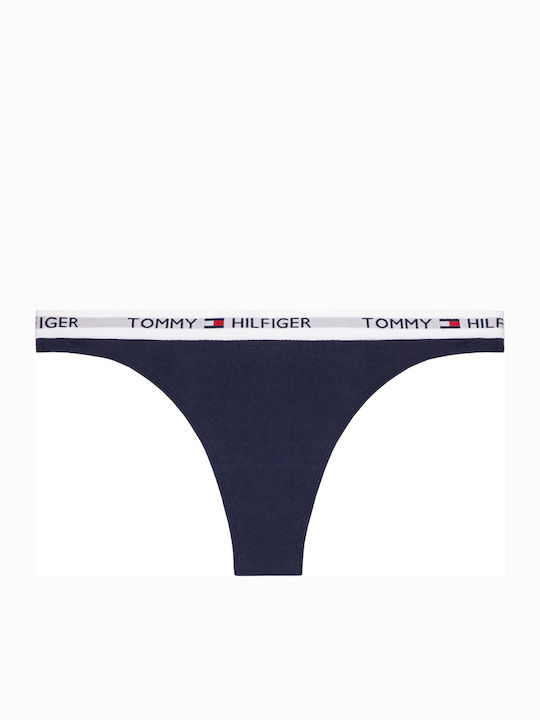 Βαμβακερό Γυναικείο String Navy Μπλε