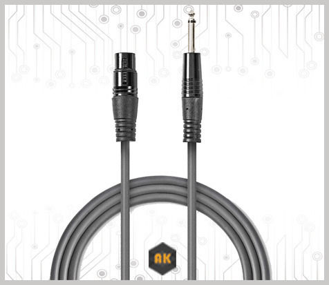 Nedis Cable XLR female - 6.3mm male Γκρι 3m COTH15120GY30