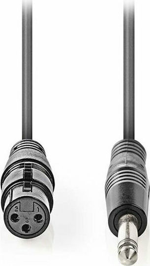 Nedis Cable XLR female - 6.3mm male Γκρι 3m COTH15120GY30