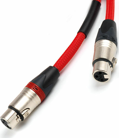 Chord Shawline Interconnect Analog Cable XLR male - XLR female Κόκκινο 1m
